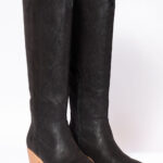 Shania Black Cowboy Boots