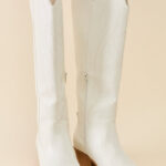 Shania White Cowboy Boots