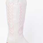 Mila Ivory Heart Cowboy Boots