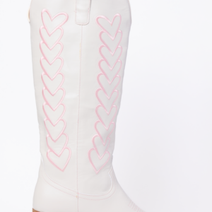 Mila Ivory Heart Cowboy Boots