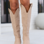 Shania Tan Tall Cowboy Boots